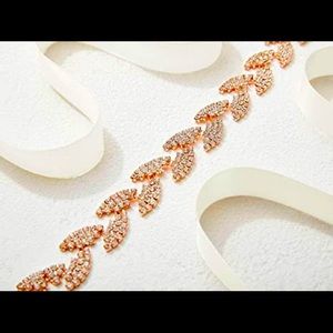 Delicate rose gold diamond belt - all sizes!